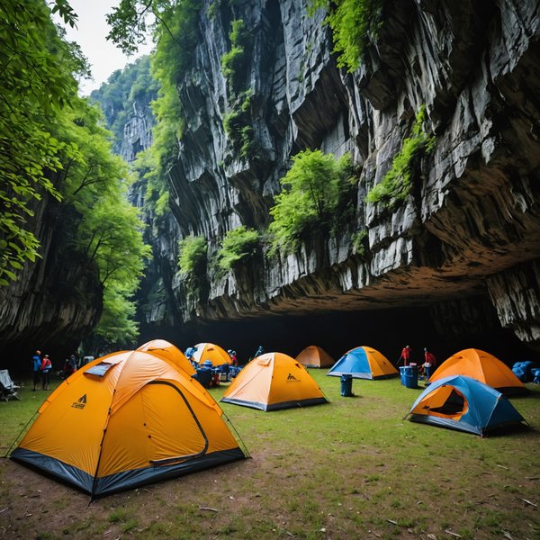 Comment organiser un camping pour une expédition de spéléologie en région karstique ?